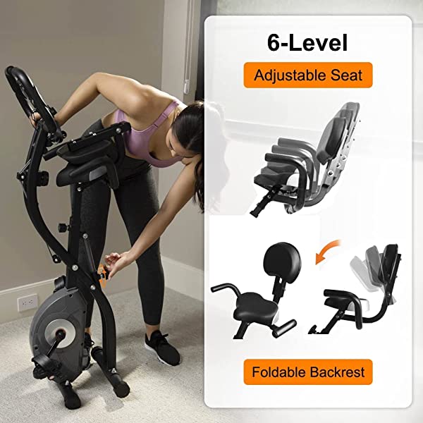 ATIVAFIT Exercise Bike Foldable